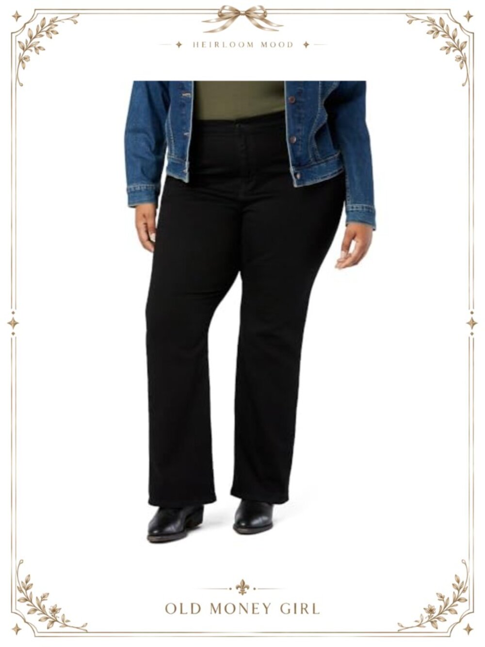Womens Totally Shaping Bootcut Jeans Mid Rise Super Stretch Denim